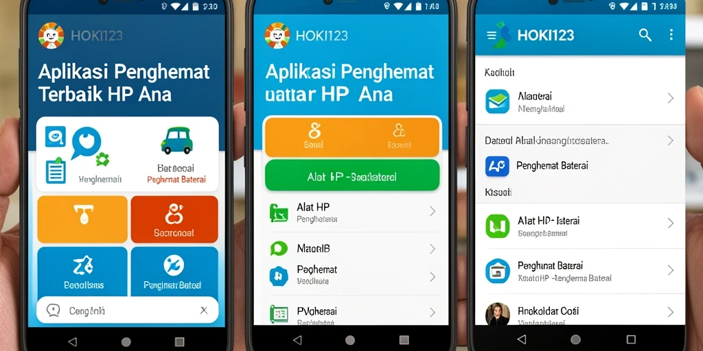 Tampilan antarmuka HOKI123 yang menarik dan fungsional untuk penghematan baterai.