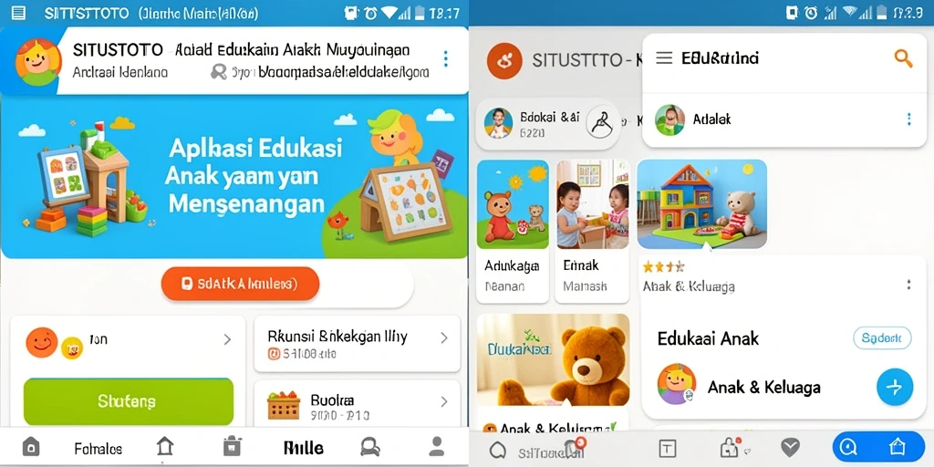 Antarmuka SITUSTOTO yang menarik untuk Edukasi Anak.