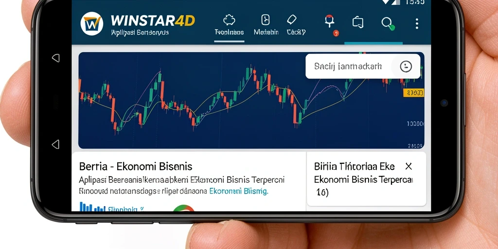 Tampilan antarmuka WINSTAR4D untuk berita Ekonomi Bisnis.