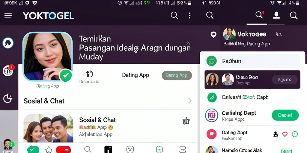 Tampilan antarmuka YOKTOGEL yang modern dan user-friendly.