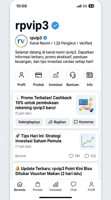 Kanal Resmi rpvip3 untuk Pengguna Android Indonesia